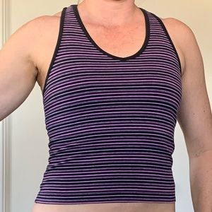 Workout top with built in sports bra.
